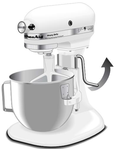 KITCHENAID 5K45SS EOB - POUR ATTACHER LE BOL - 1