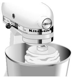 KITCHENAID 5K45SS EOB - à levure - 2