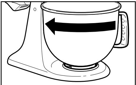 KITCHENAID ARTISAN 5KSM150PSEWH - Fixation/retrait du bol - 2