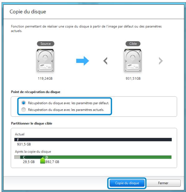 SAMSUNG DP700A7D-S02FR - Pour copier le disque de stockage externe - 3
