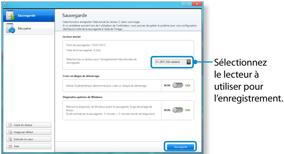 SAMSUNG DP700A7D-S02FR - Sauvegarde - 2