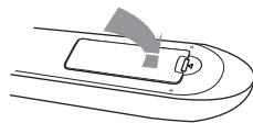 SAMSUNG HW-F355 - Installing batteries in the Remote Control - 5