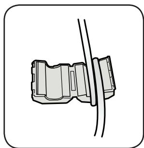 SAMSUNG HW-F355 - LOOPING THE POWER CABLE AROUND THE TOROIDAL CORE - 5