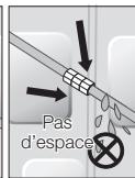 SAMSUNG RS61782GDSL - Raccordement du tuyau d'arrivée d'eau sur le réfrigérateur - 5