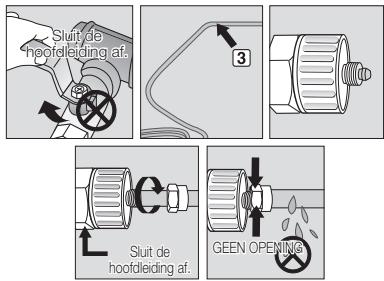 SAMSUNG RS61782GDSL - De watertoevoer aansluten - 2