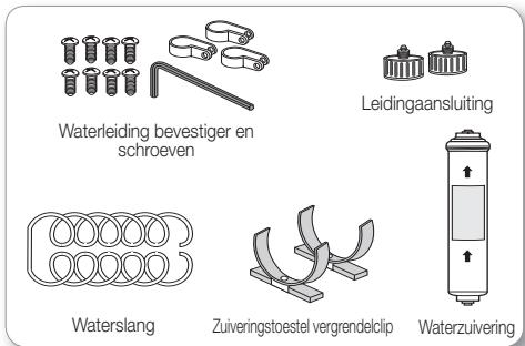 SAMSUNG RS61782GDSL - Bij model met externe leiding Onderdelen voor waterleiding installmentie - 1