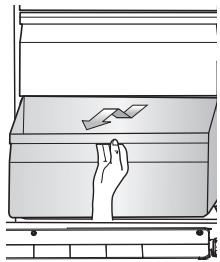 SAMSUNG RS61782GDSL - DE KOELKASTACCESOIRES VERWIJDEREN - 2