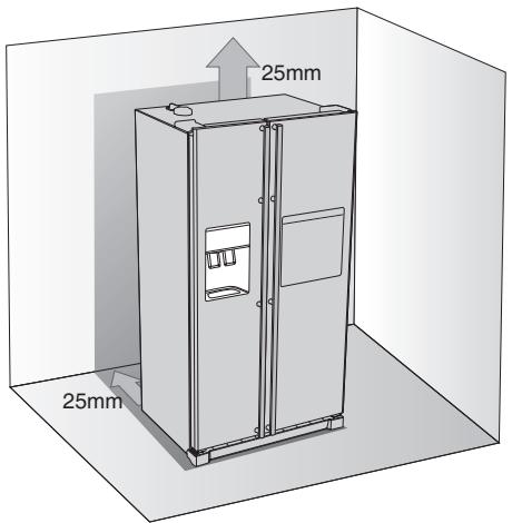 SAMSUNG RSA1UTWP - Choix du lieu d'installation - 1