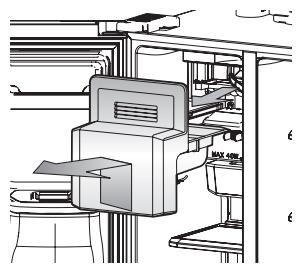 SAMSUNG RSA1UTWP - DÉMONTAGE DES ACCESSOIRES DU CONGÉLATEUR - 5