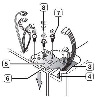 SAMSUNG RSA1UTWP - Montage de la porte du concélateur - 1