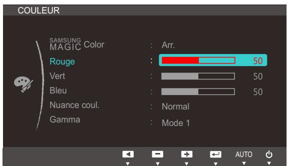 SAMSUNG SYNCMASTER S27B350H - Configuration du Rouge - 1