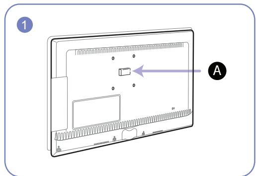 SAMSUNG SYNCMASTER S27B350H - Installation d'un support mural ou de bureau - 4
