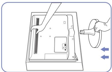 SAMSUNG SYNCMASTER S27B350H - Fixation du socle - 6