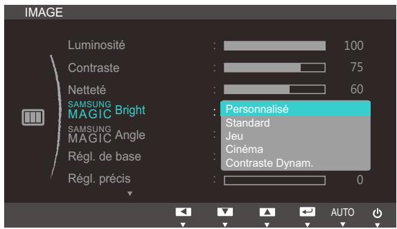 SAMSUNG S24B350H - Configuration de SAMSUNG MAGIC bright - 1