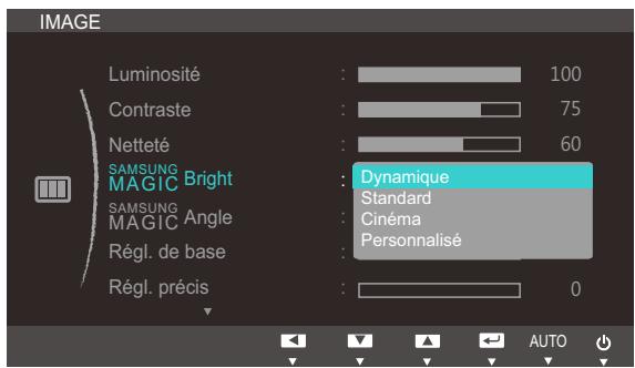 SAMSUNG S24B350H - Configuration de SAMSUNG MAGIC bright - 2