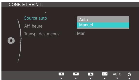 SAMSUNG S24B350H - Configuration de source auto - 1