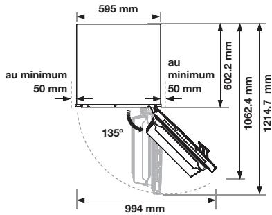 SAMSUNG RB30J3000WW/EF - Choix du lieu d'installation - 2