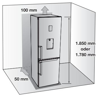 SAMSUNG RB30J3000WW/EF - AuswahldesAufstellorts fur das Kuhlgerat - 1