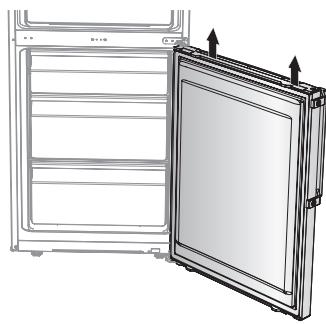 SAMSUNG RB30J3000WW/EF - INVERSION DU SENS D'OUVERTURE DE LA PORTE (EN OPTION) - 9