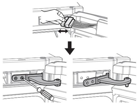SAMSUNG RB30J3000WW/EF - INVERSION DU SENS D'OUVERTURE DE LA PORTE (EN OPTION) - 4