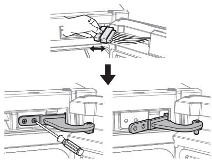 SAMSUNG RB30J3000WW/EF - WECHSELN DES TÜRANSCHLAGS (OPTIONAL) - 4