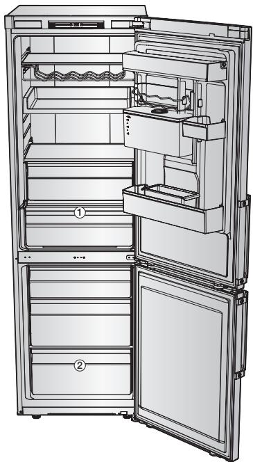 SAMSUNG RB30J3000WW/EF - Temperatur-Alarmleuche (Nur für Modell mit Coolselect Zone-Funktion). - 1