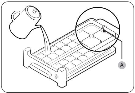 SAMSUNG RT53K6510SL - Fabrication de glaçons (modèles applicables uniquement) - 1