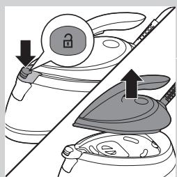 PHILIPS GC7641/30 PERFECTCARE PURE - Avant la première utilisation - Mise en place de la cartouche anticalcaire - 1