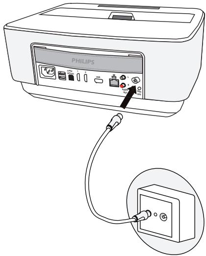 PHILIPS SCREENEO HDP1590TV - Taille et orientation de l'antenne - 1