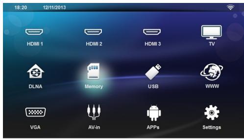PHILIPS SCREENEO HDP1590TV - Lecture musicale (USB/carte SD/mémoire interne/DLNA) - 1