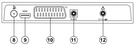 PHILIPS DSR3231T - Face arrrière du Terminal - 1