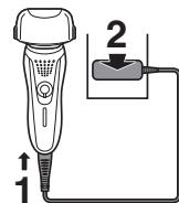 PANASONIC ES-RW30-S503 - Charging the shaver - 1