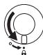 PANASONIC ES-RW30-S503 - Verwendung des Sperrings - 2
