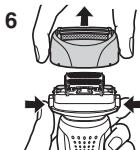 PANASONIC ES-RW30-S503 - Cleaning the shaver - 2