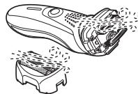 PANASONIC ES-RW30-S503 - Limpeza do aparelho de barbear - 4