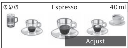 SIEMENS CT636LES1 - Examples: Drink selected - 1