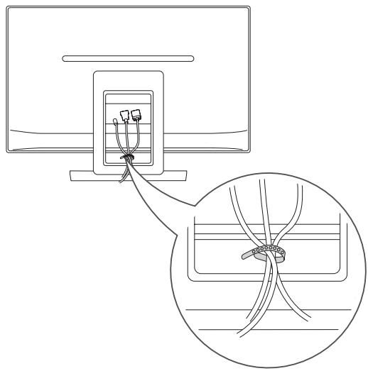 LG 23ET83V - Rangement des cables - 1