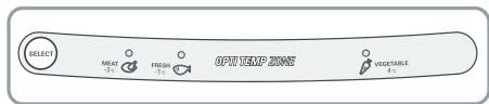 LG GW-P2321NS - Changement de température dans la Opti Temp/Miracle Zone (certains modèles uniquement) - 2