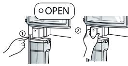LG GW-P2321NS - Réservoir d'eau (certains modèles uniquement) - 1