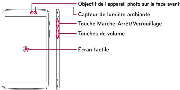 LG GPAD - Vue d'ensemble de la tablette - 1