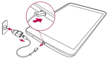 LG G PAD 10.1 - Charger votre tablette - 1