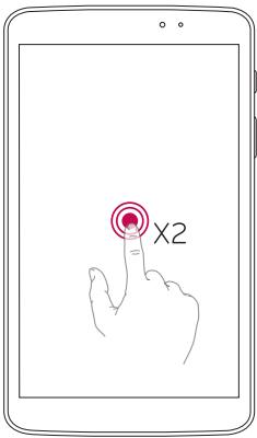 LG G PAD 10.1 - Allumer l'écran - 1