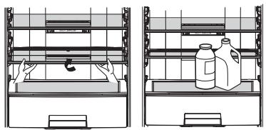 LG GBD6388ESC - Clayette en verre repliable - 1