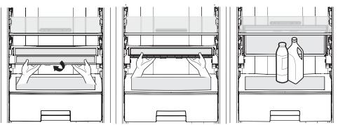LG GBD6388ESC - Clayette en verre repliable - 2