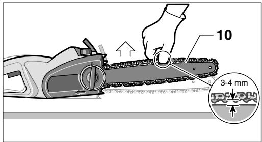 BOSCH AKE 30LI - A Tension de la chaîne - 2