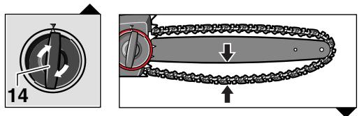 BOSCH AKE 30LI - Assembly/Tensioning Chain - 9