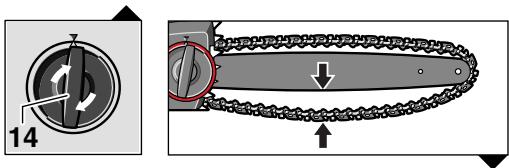 BOSCH AKE 30LI - A Montage du guide et de la chaine - 7