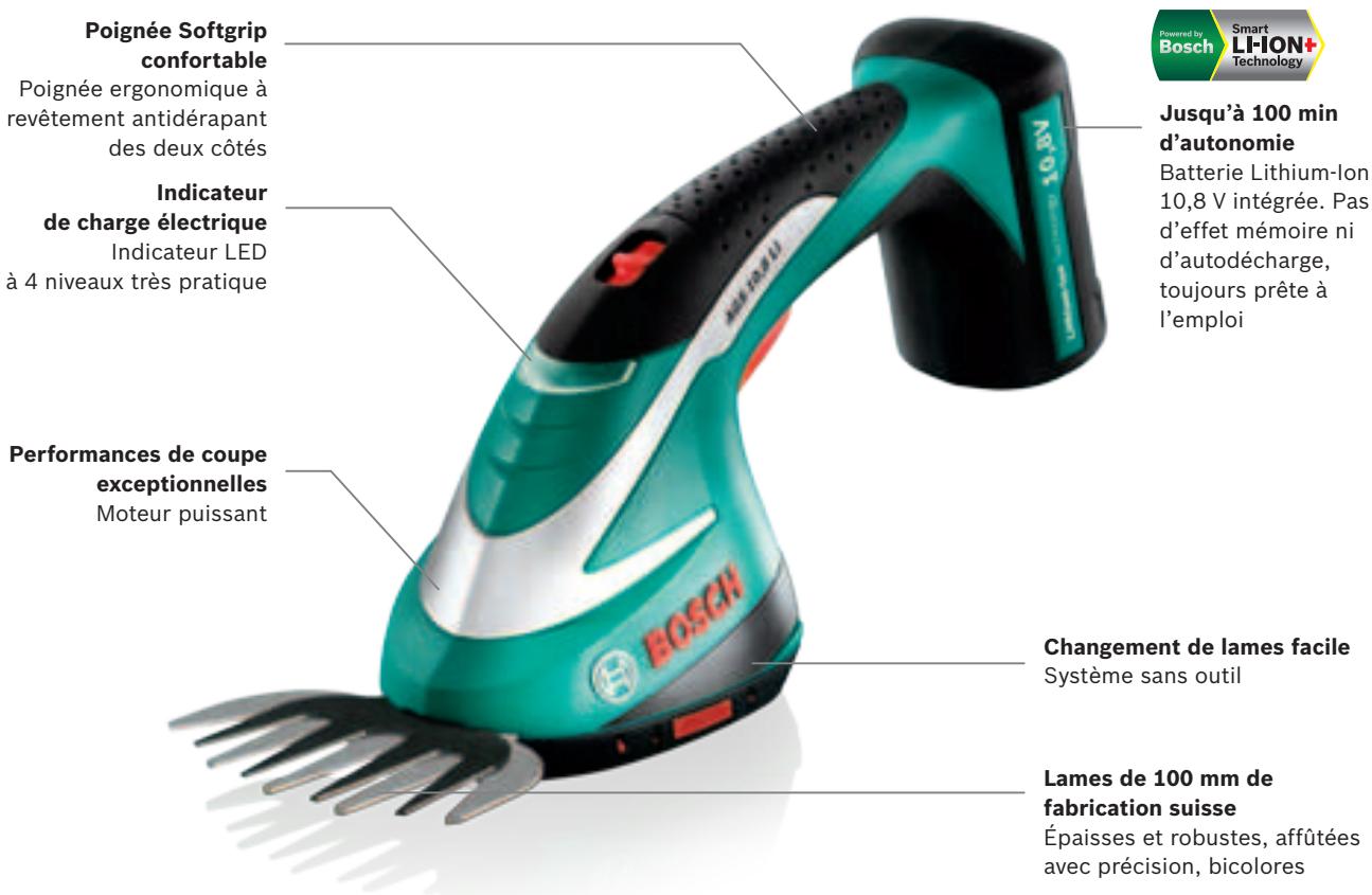 BOSCH ARM 3650 - Taille-herbes sans fil AGS 10,8 LI. - 1