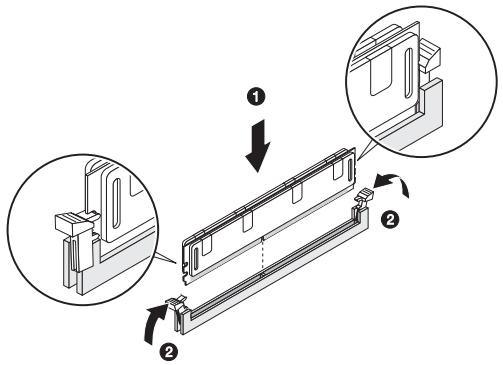 ACER ASPIRE PREDATOR G5920 - Pour installer une barrette mémoire : - 2