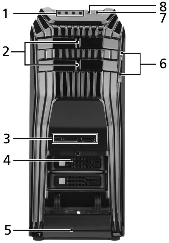 ACER ASPIRE PREDATOR G5920 - Panneau avant - 1